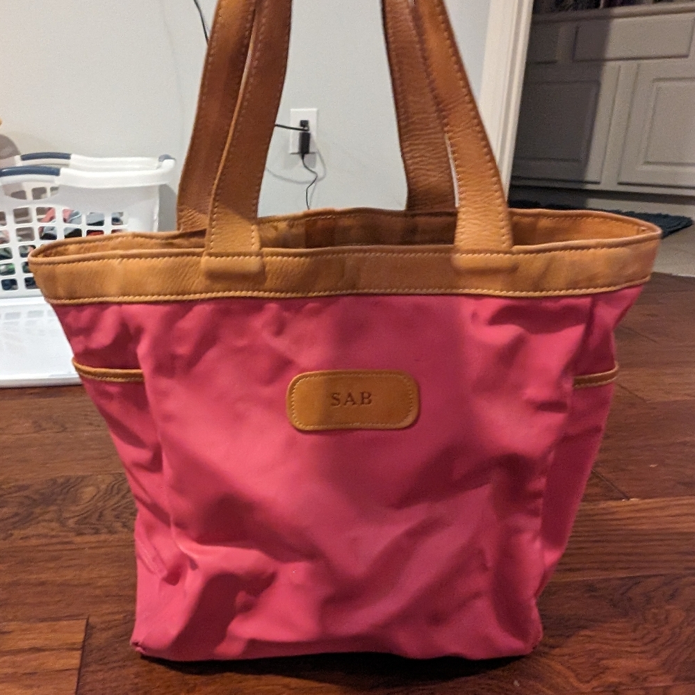 Jon Hart Design Pink and Tan Totes Versatile Bags